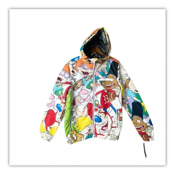 Members only Nickelodeon cartoon jacket Sz small